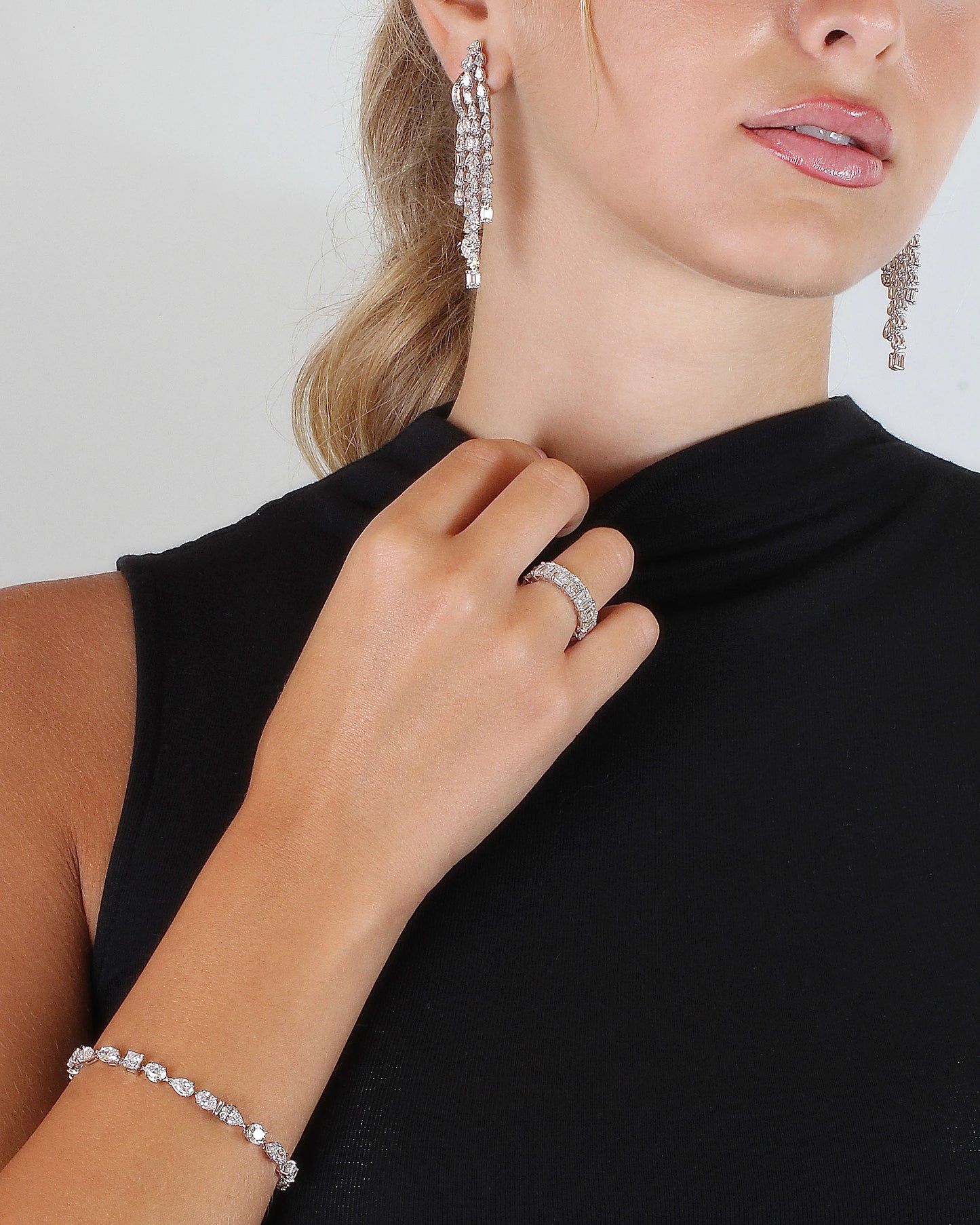 Tennis Bracelet, Mixed Cuts