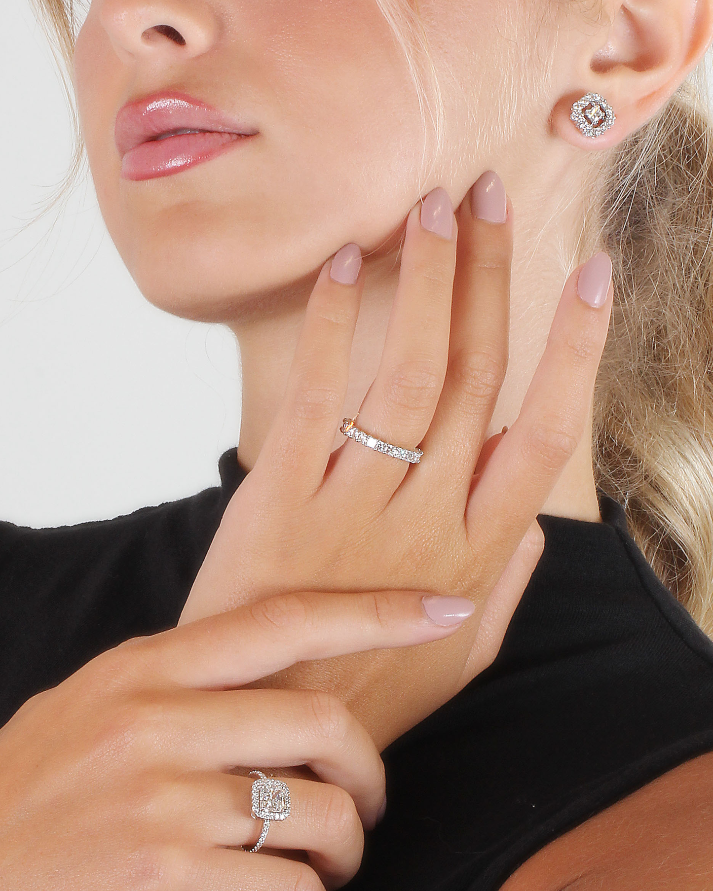 Wedding Band, Princess, 0.10