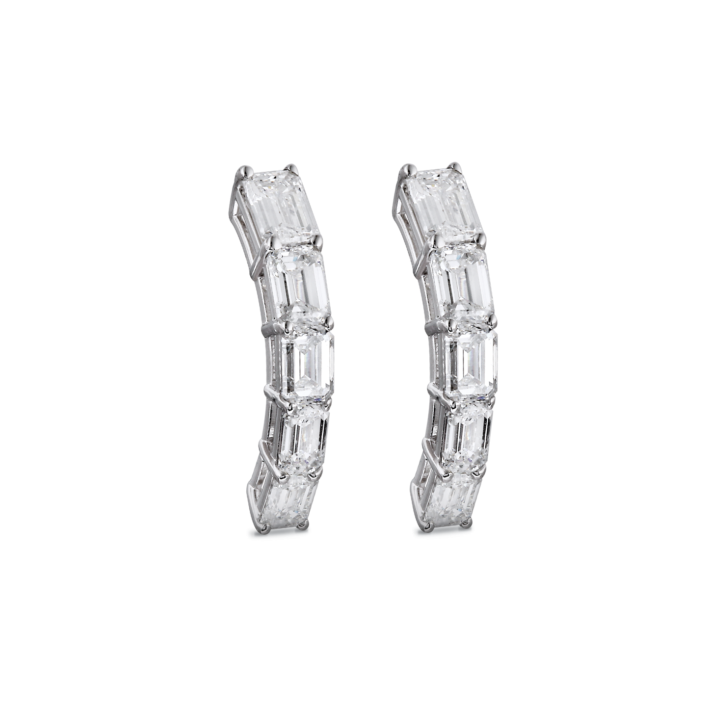 Aionia Emerald Cut Earrings