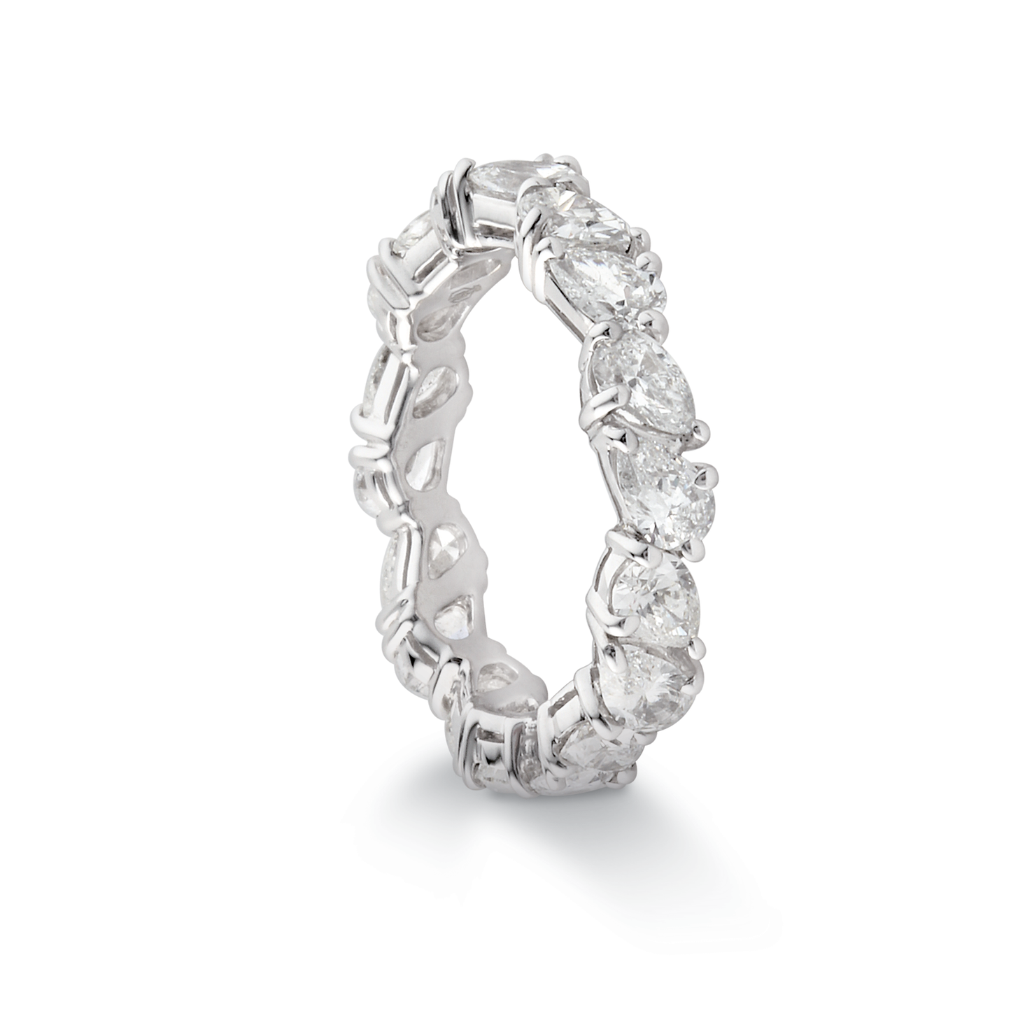 Wedding Band, Pear, 0.15