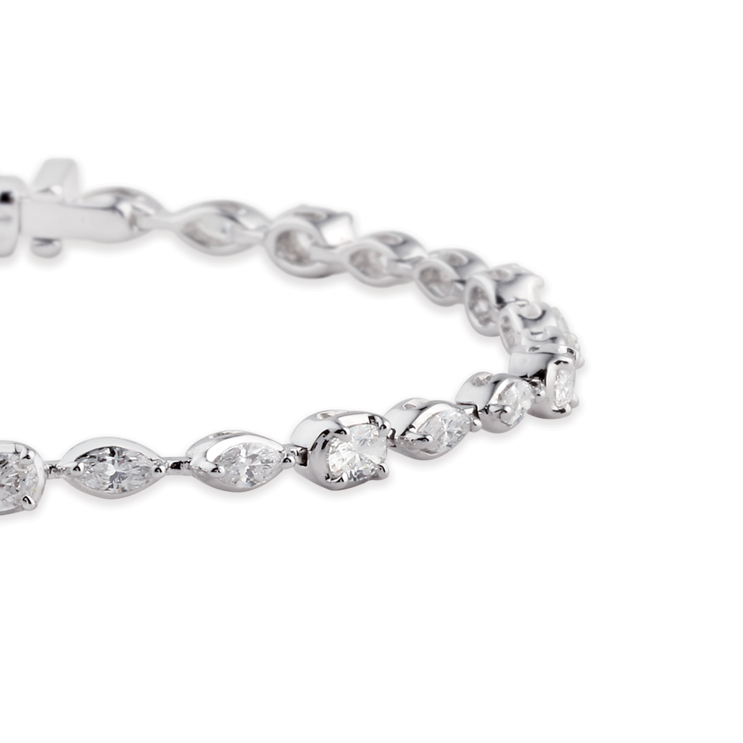 Tennis Bracelet, Mixed Cuts