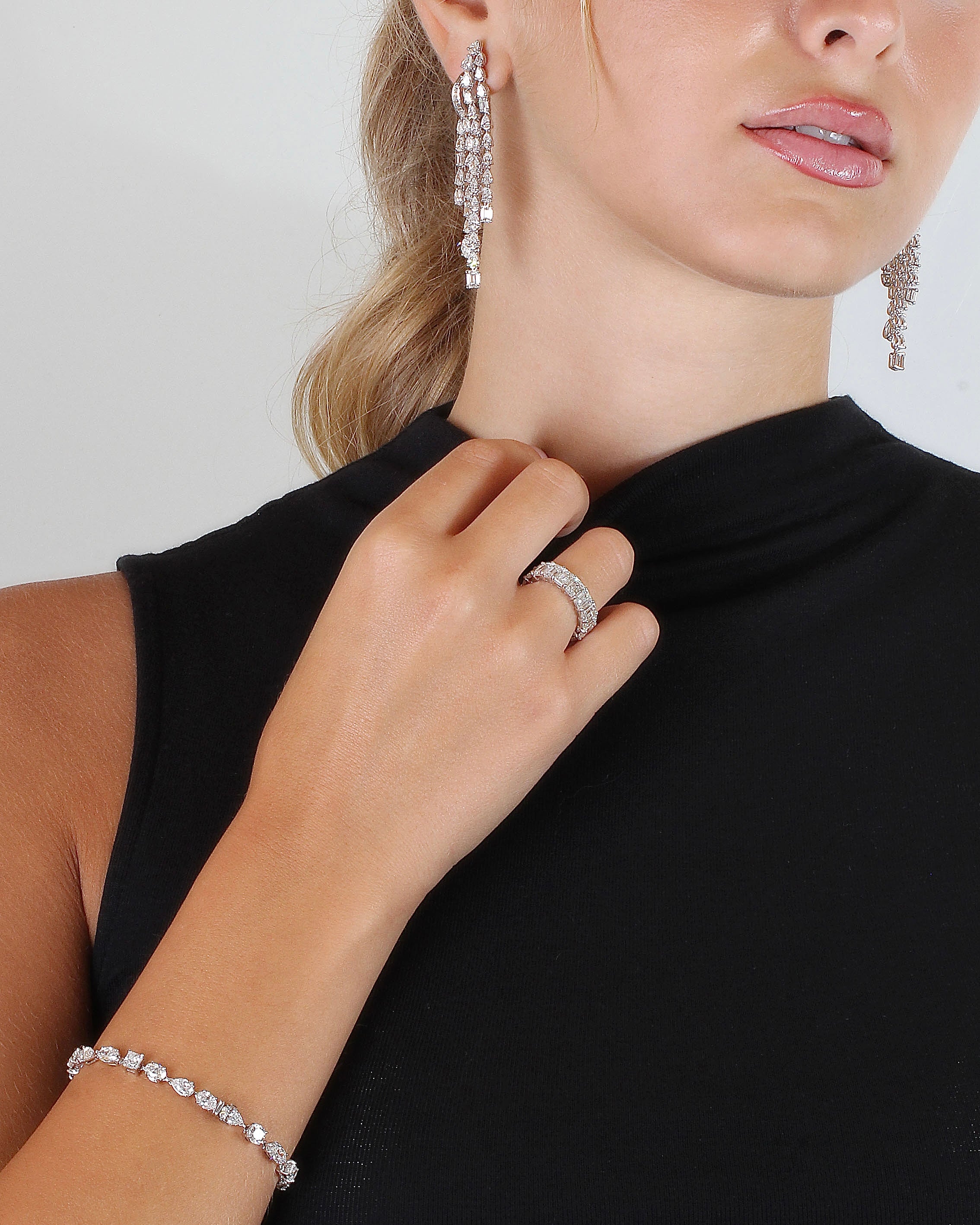 Tennis Bracelet, Mixed Cuts