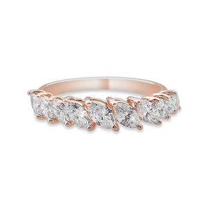 Bague Aionia taille marquise en or rose par George Hakim