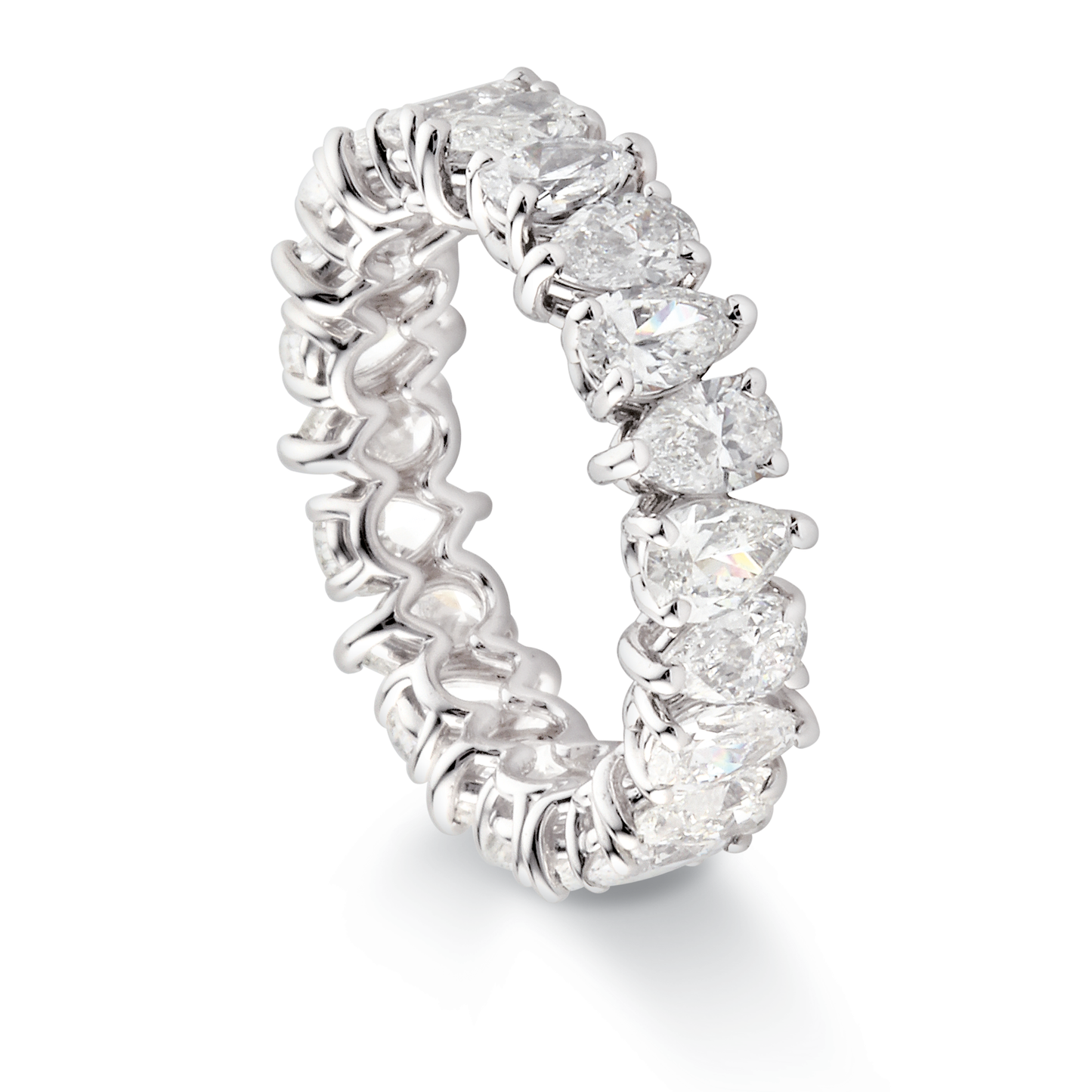 Wedding Band, Pear, 0.19