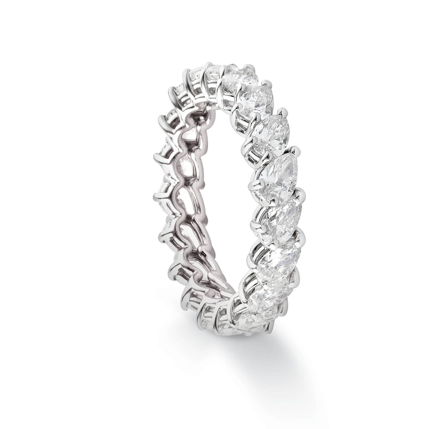 Wedding Band, Pear, 0.16