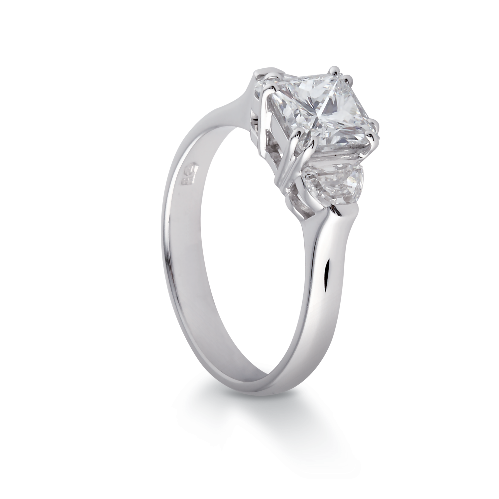 Engagement Ring, Princess Cut