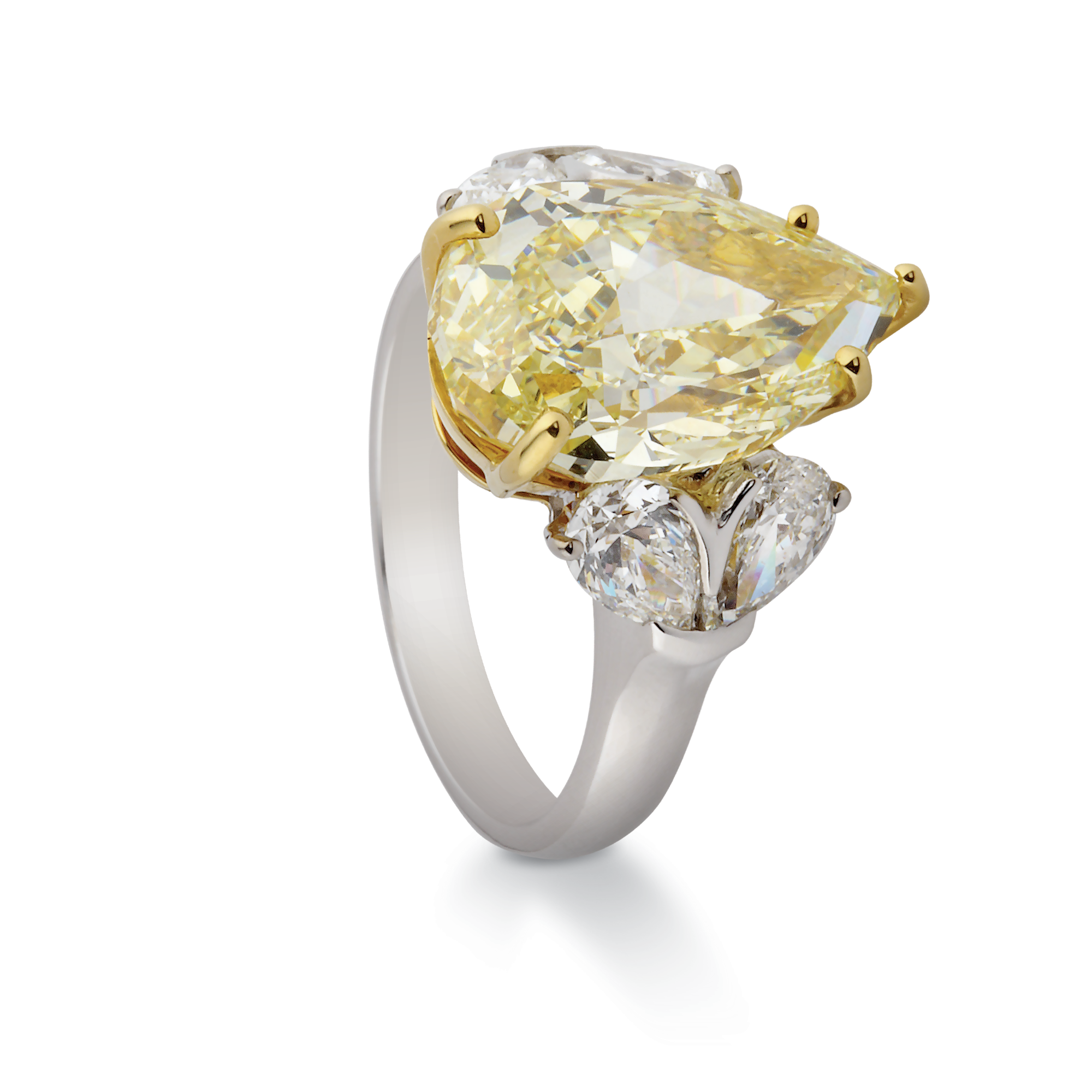 Haikem Rind Engagement Ring, Yellow Radiant – George Hakim