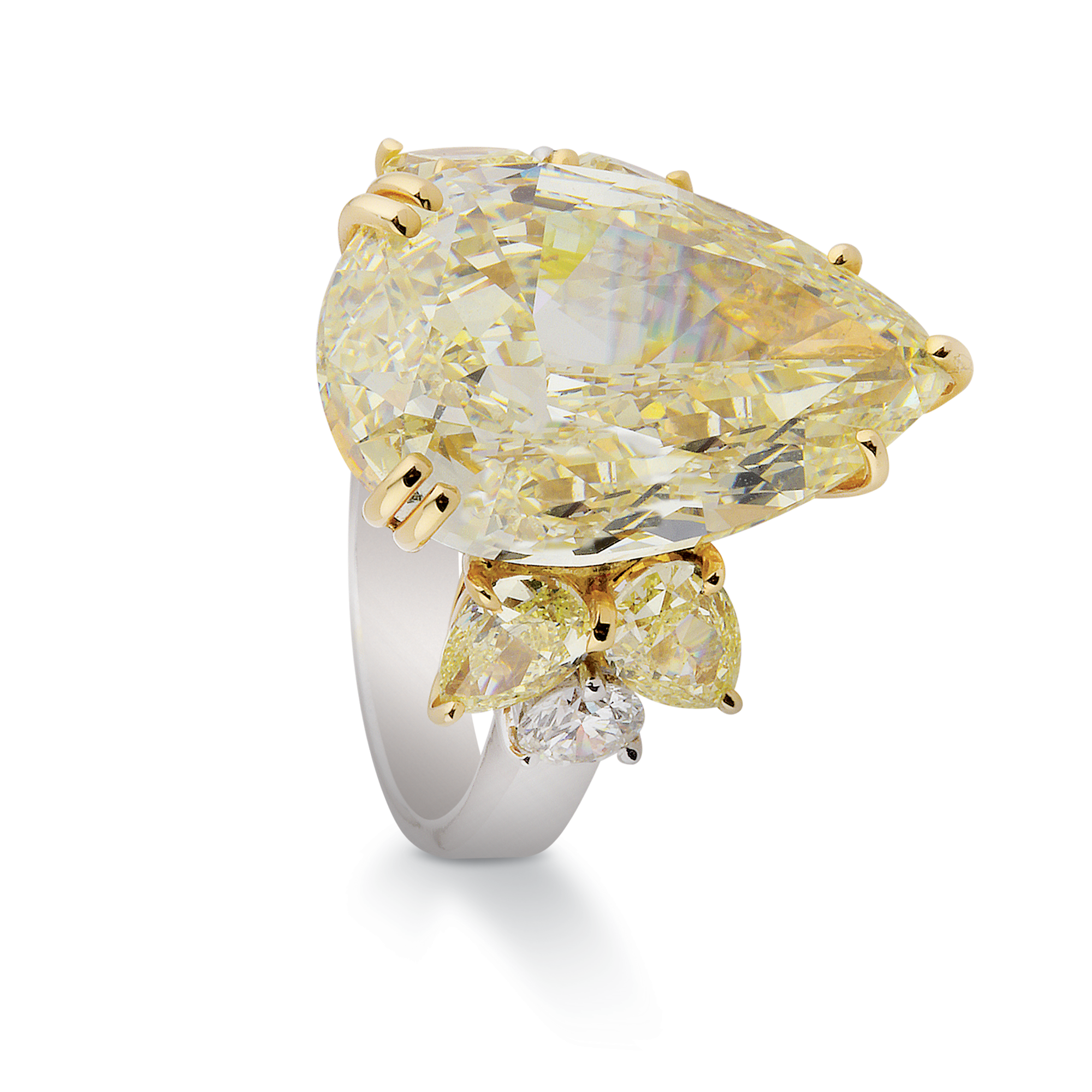 Haikem Rind Engagement Ring, Yellow Radiant – George Hakim