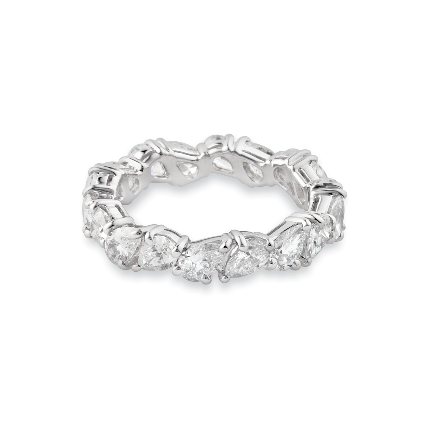 Wedding Band, Pear, 0.15