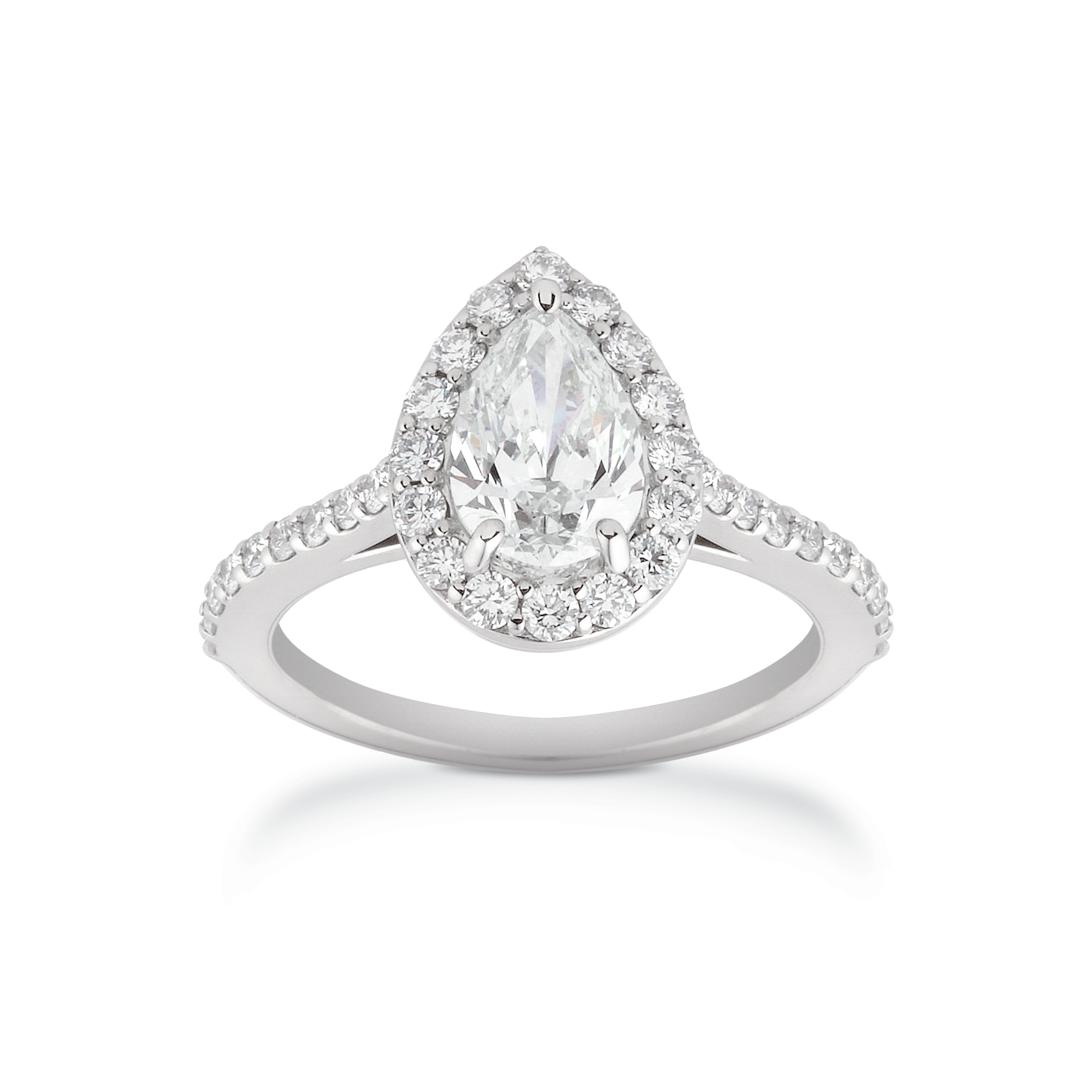 Haikem Rind Engagement Ring, Pear – George Hakim