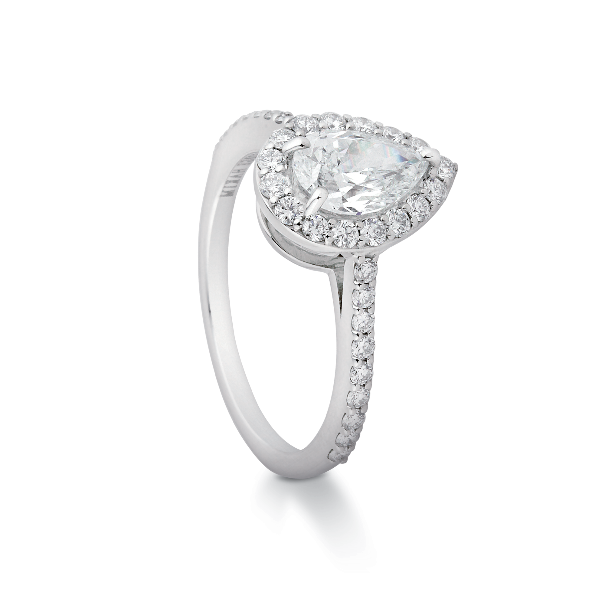 Haikem Rind Engagement Ring, Pear – George Hakim