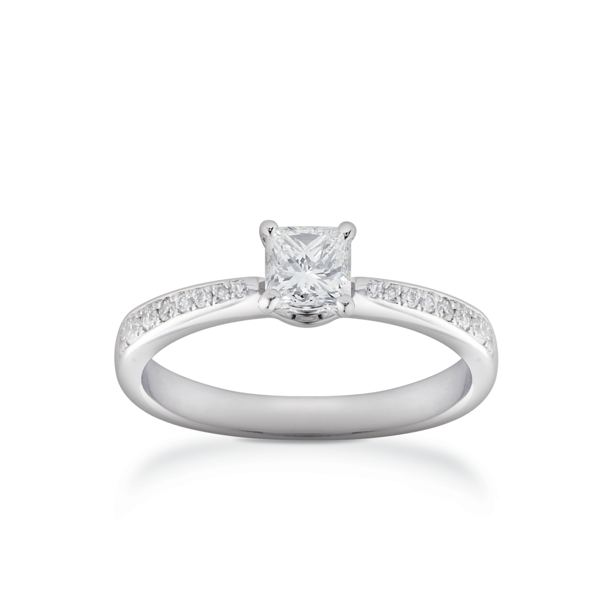 Engagement Ring, Princess Cut