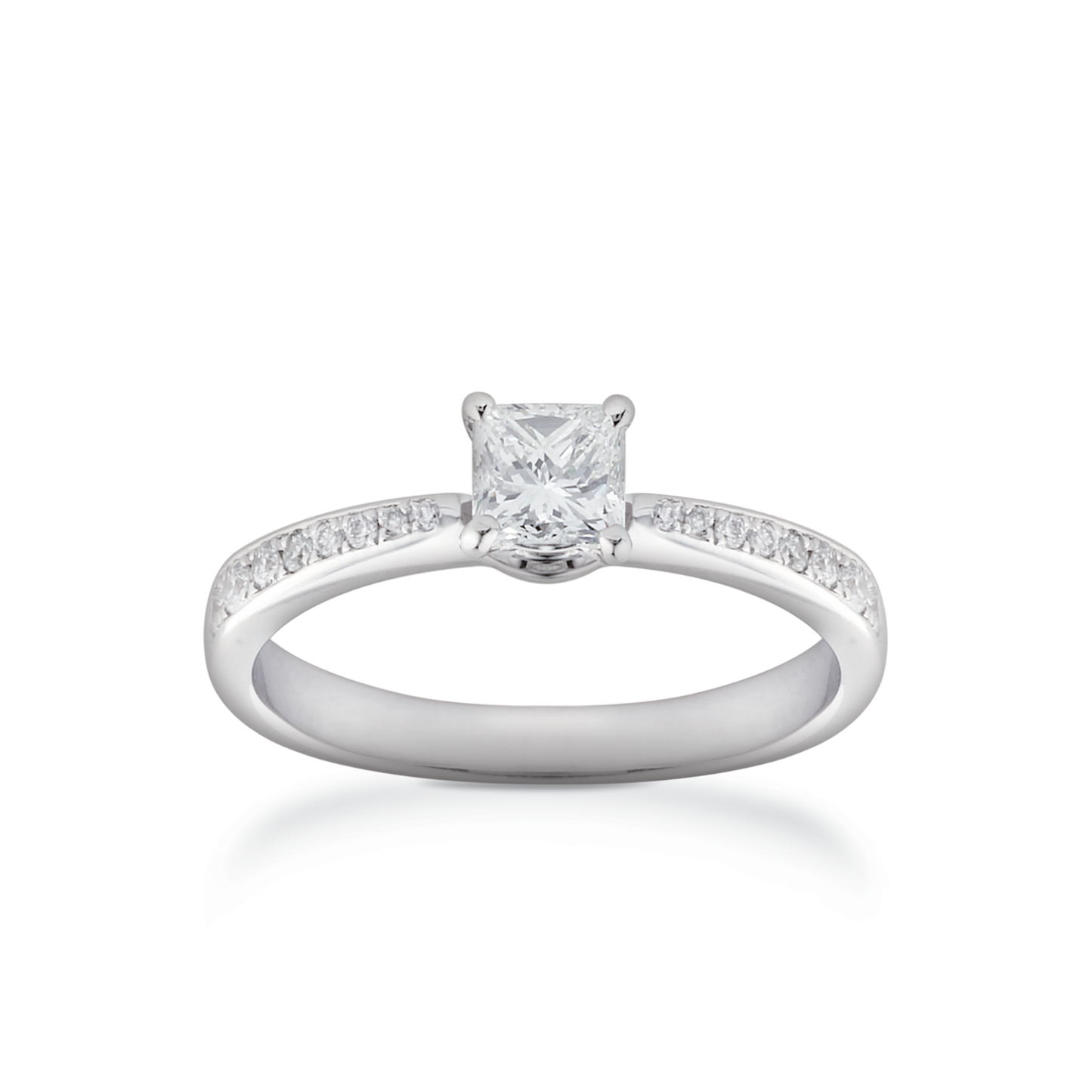 Engagement Ring, Princess Cut