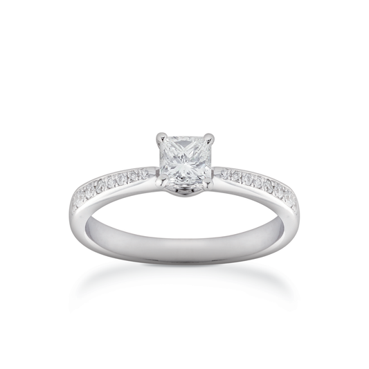Engagement Ring, Princess Cut