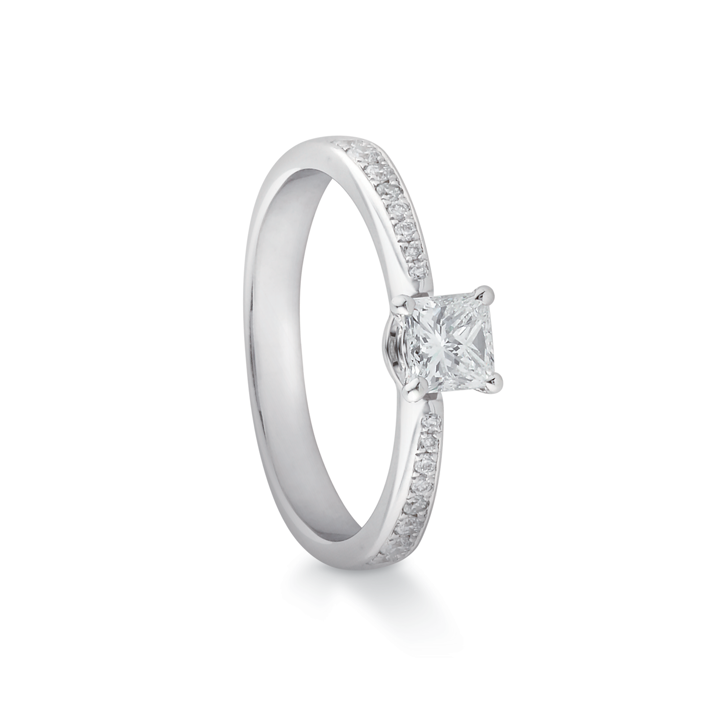 Engagement Ring, Princess Cut