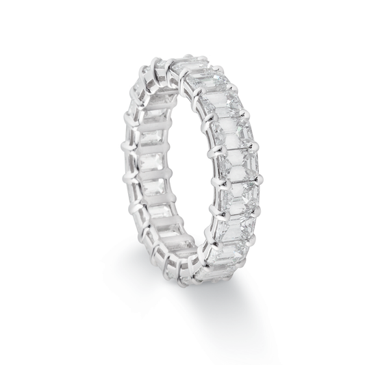Wedding Band, Emerald Cut, 0.24