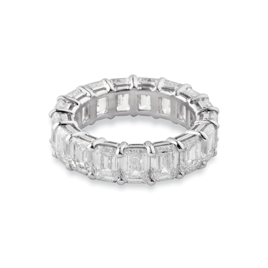 Wedding Band, Emerald Cut, 0.50