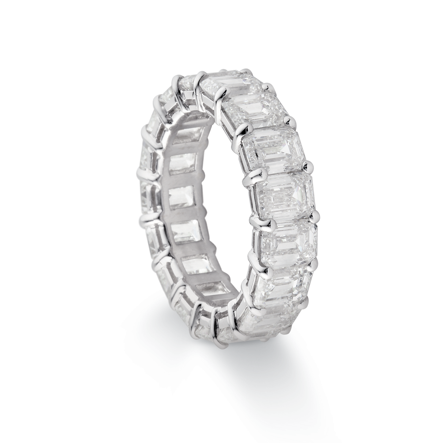 Wedding Band, Emerald Cut, 0.50