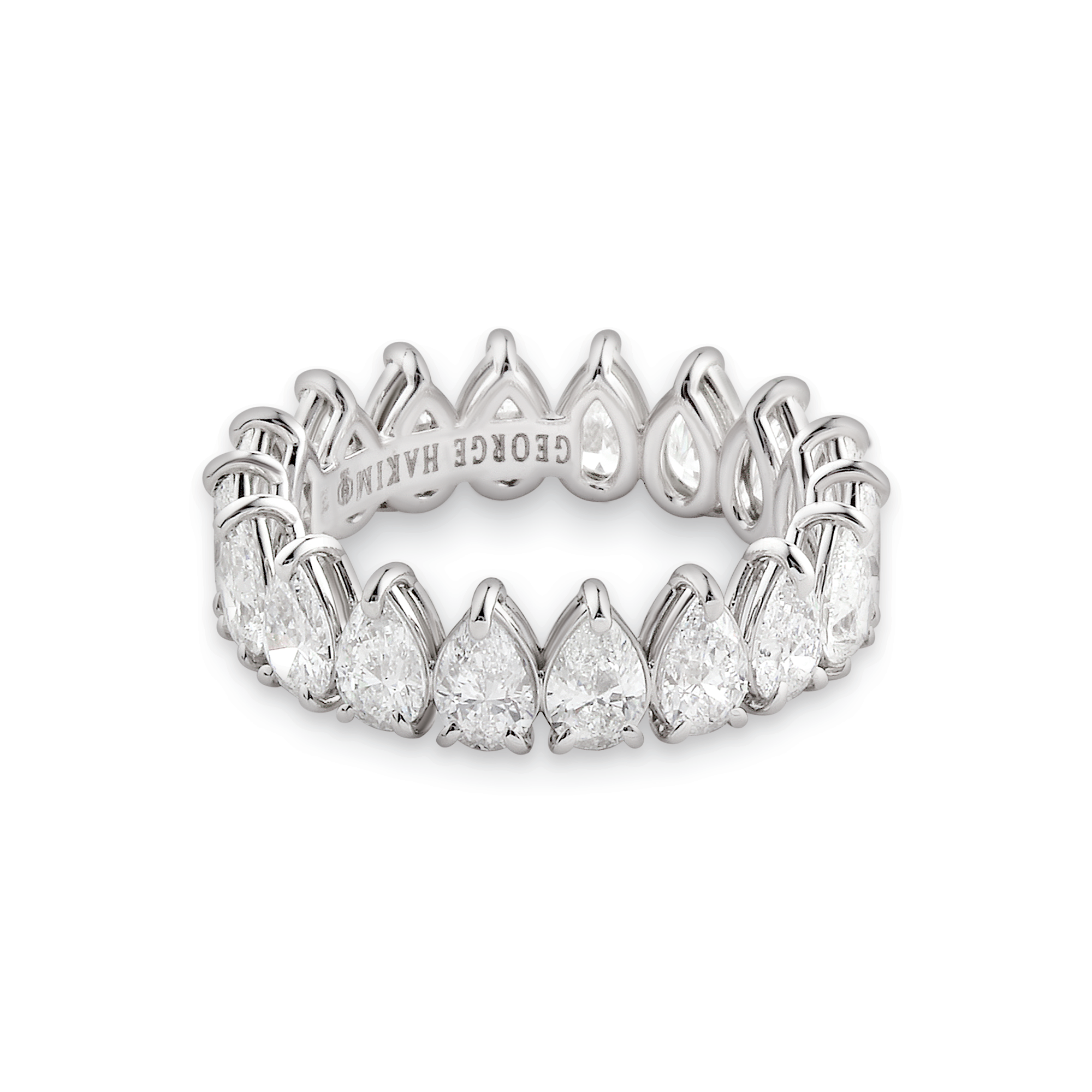 Wedding Band, Pear, 0.19