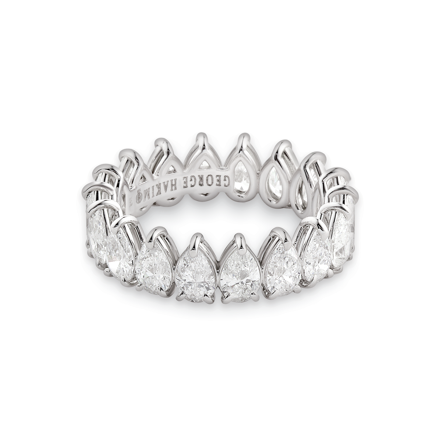 Wedding Band, Pear, 0.19