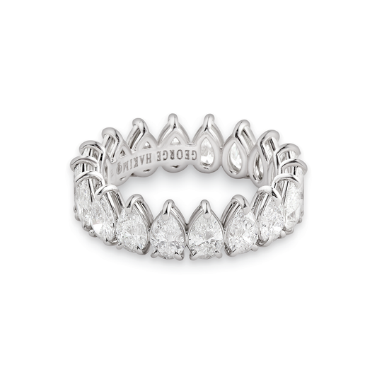 Wedding Band, Pear, 0.19