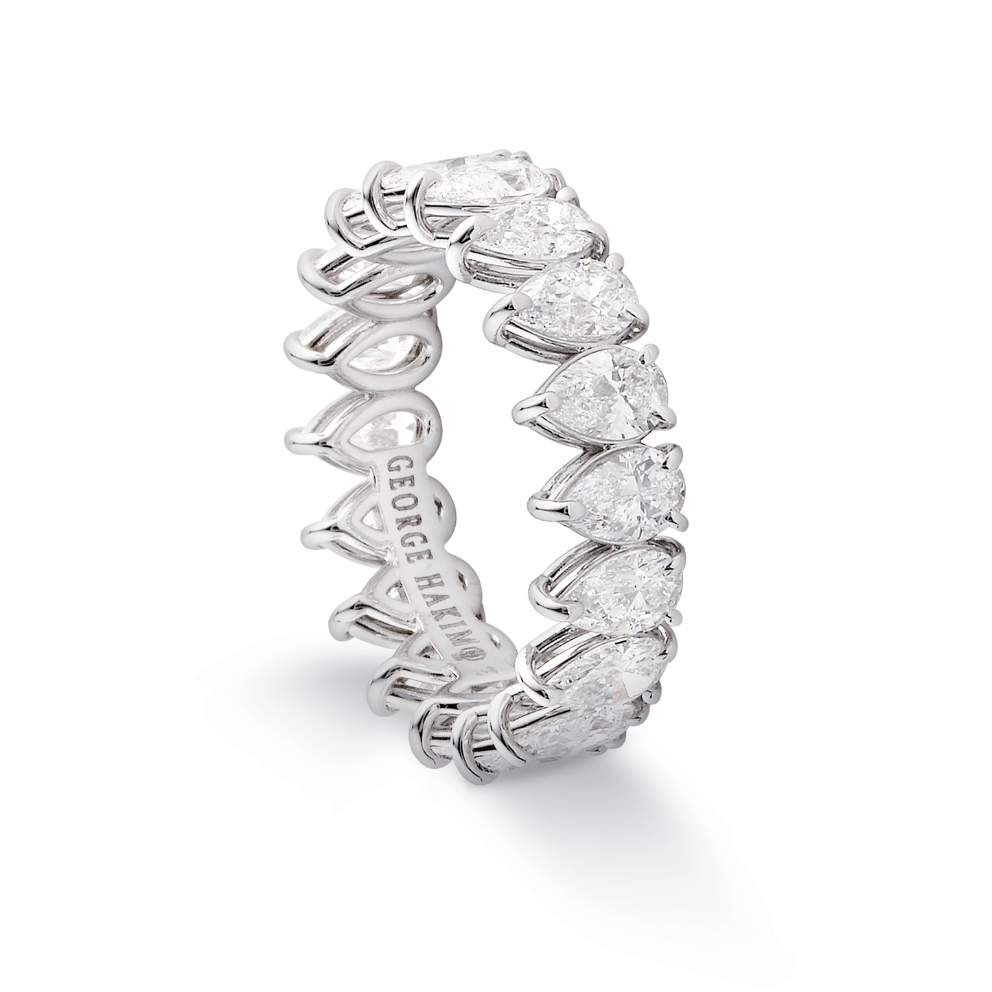 Wedding Band, Pear, 0.19