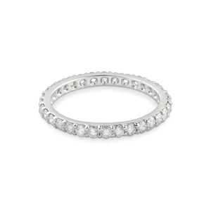 Alliance, taille brillant, 0,02 carat, en or blanc par George Hakim