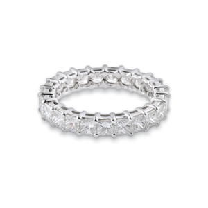 Alliance, taille princesse, 0,15 carat, en or blanc par George Hakim