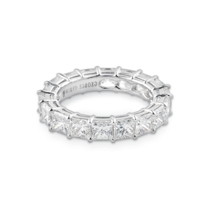 Alliance, taille princesse, 0,33 carat, en or blanc par George Hakim