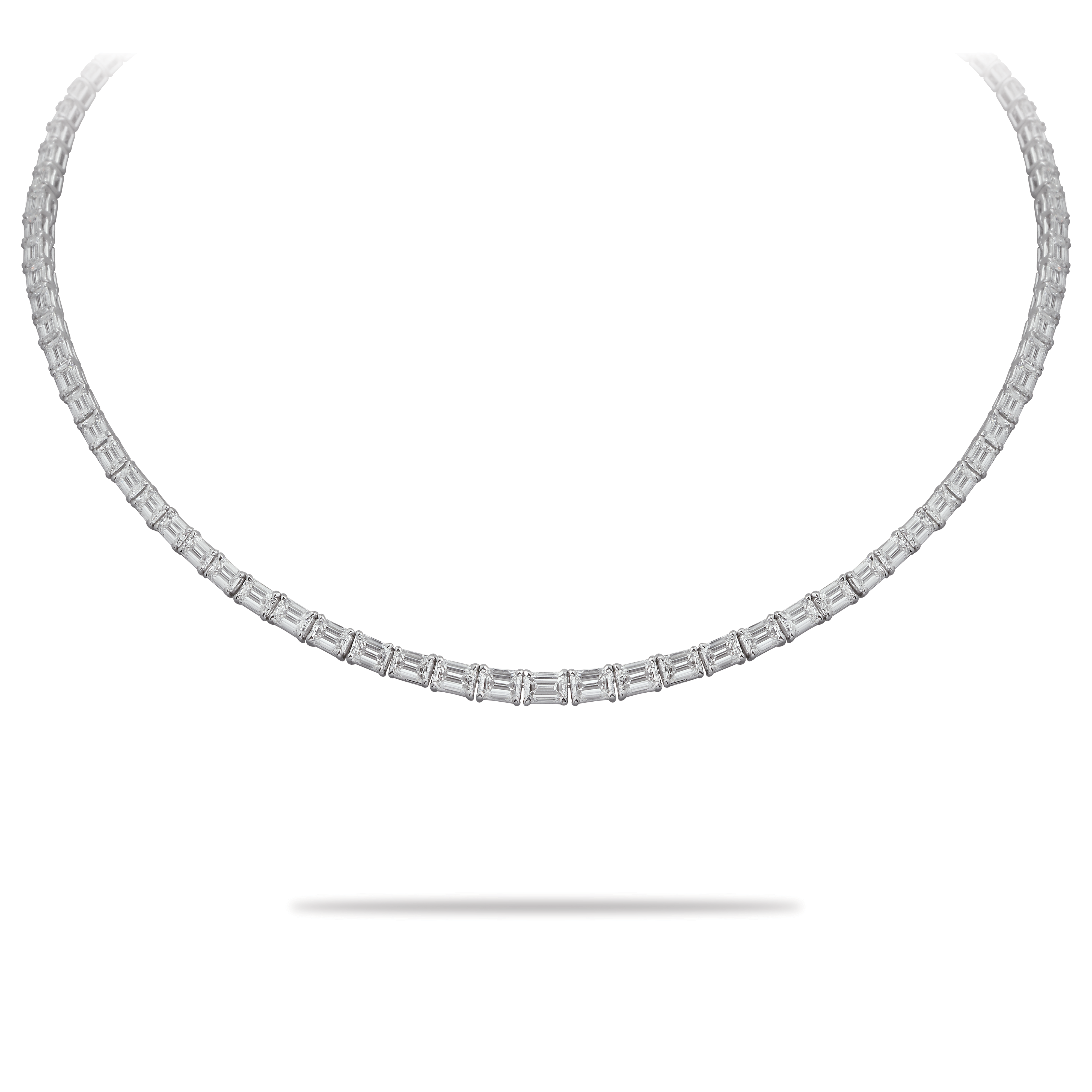 Rivière, Emerald Cut