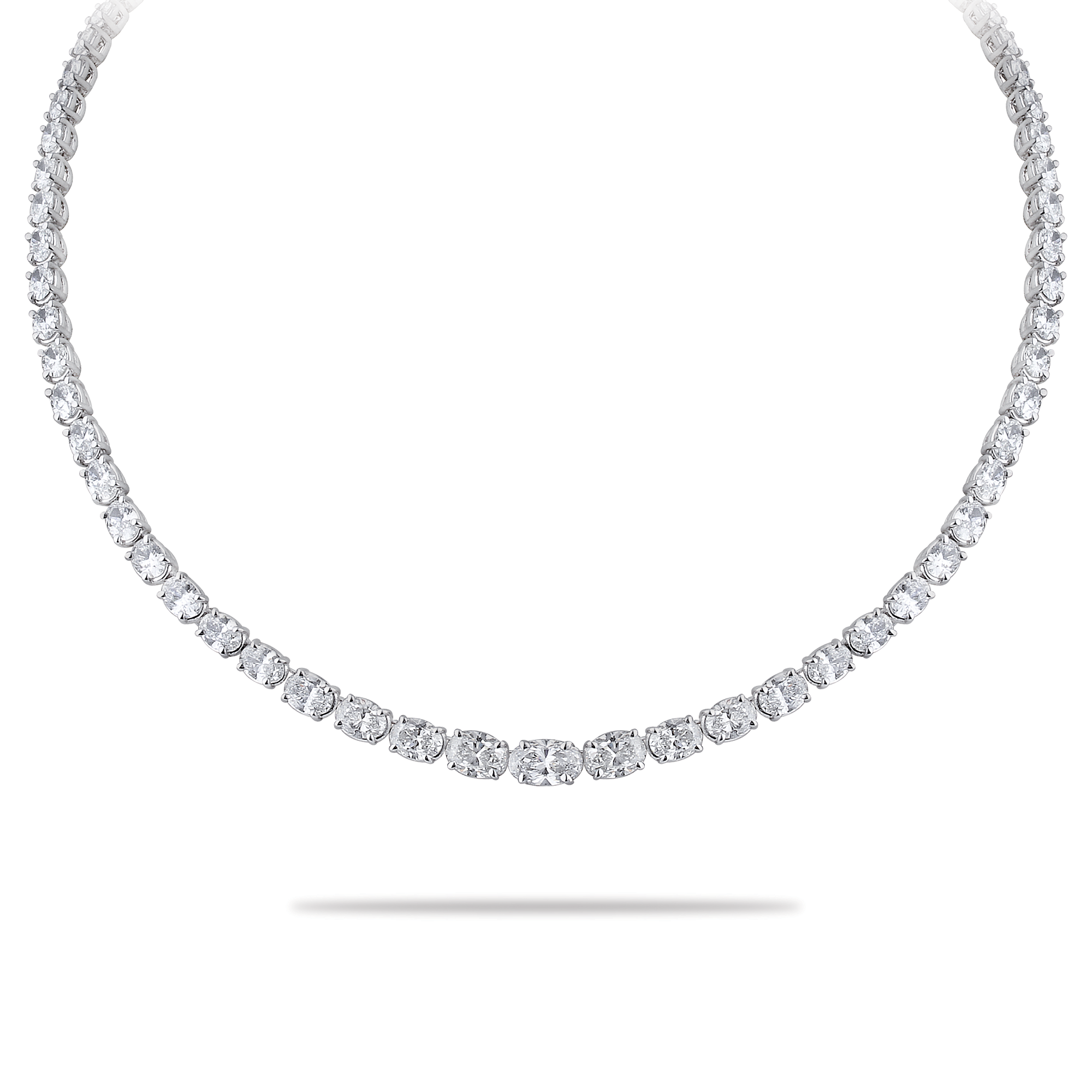 Rivière, Oval, 0.73ct Center