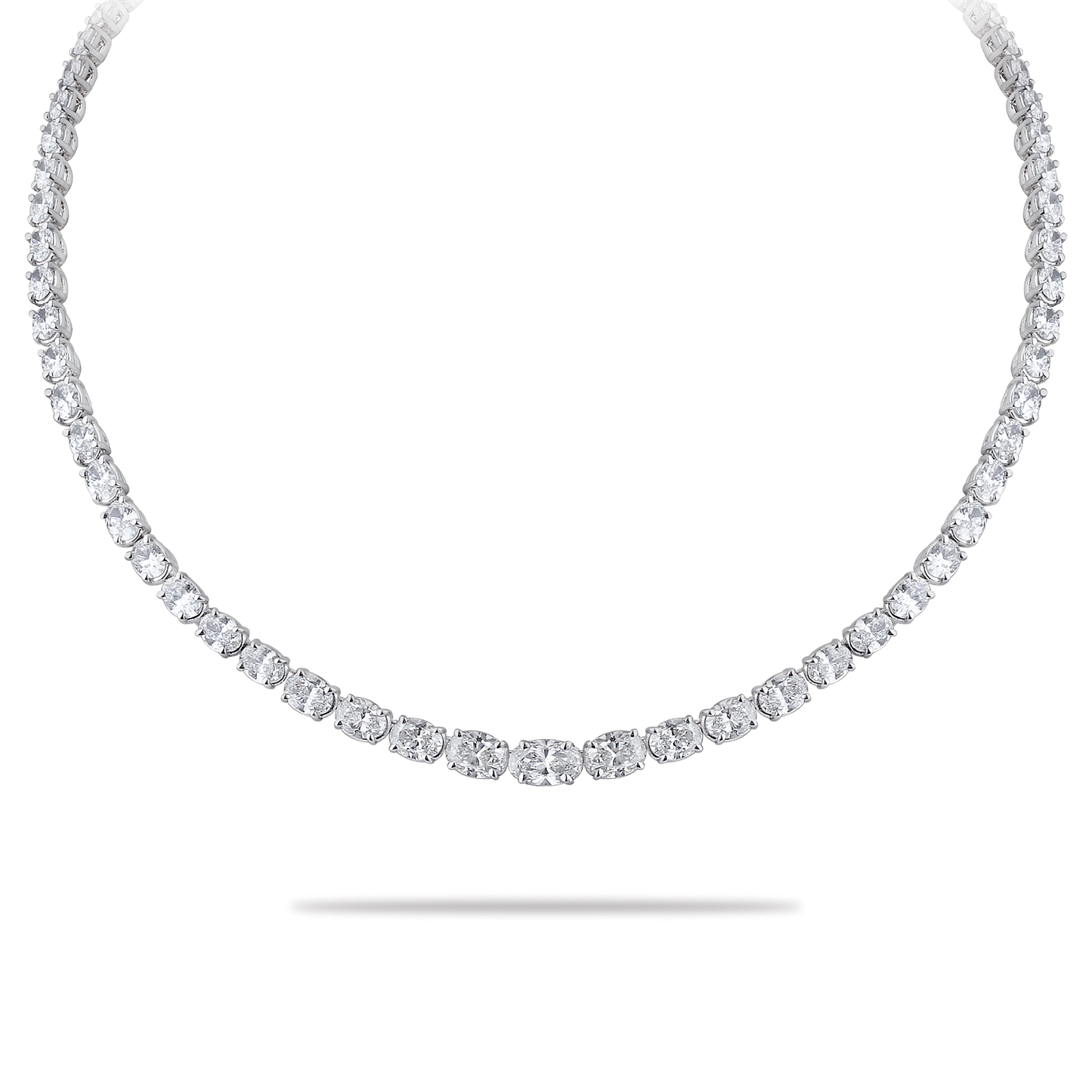 Rivière, Oval, 0.73ct Center