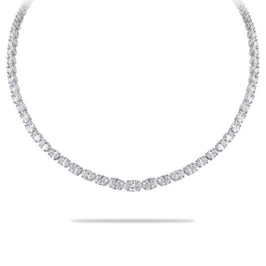 Rivière, Oval, 0.73ct Center