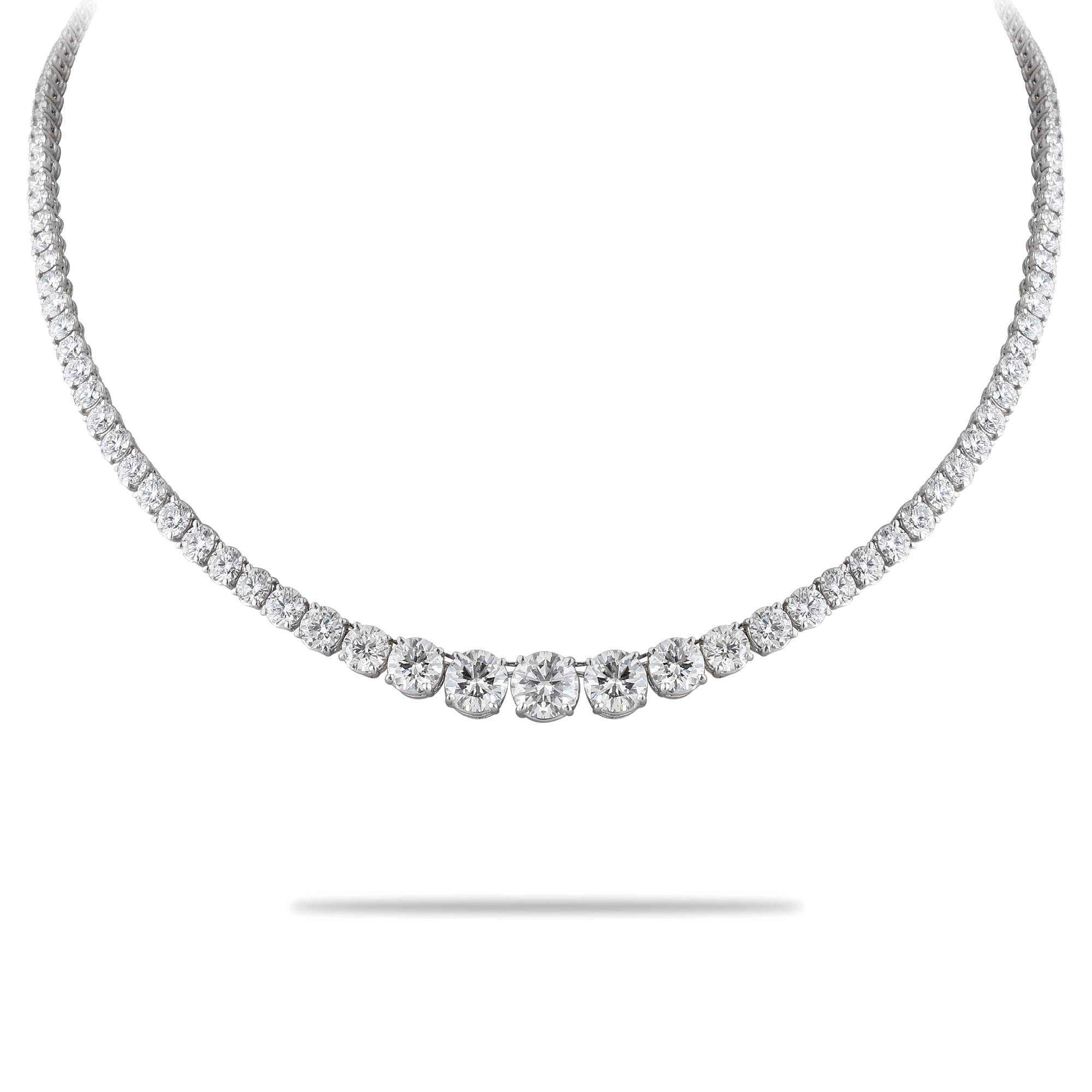 Rivière, Round, 1.35ct Center.