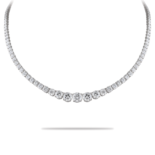 Rivière, Round, 1.35ct Center.