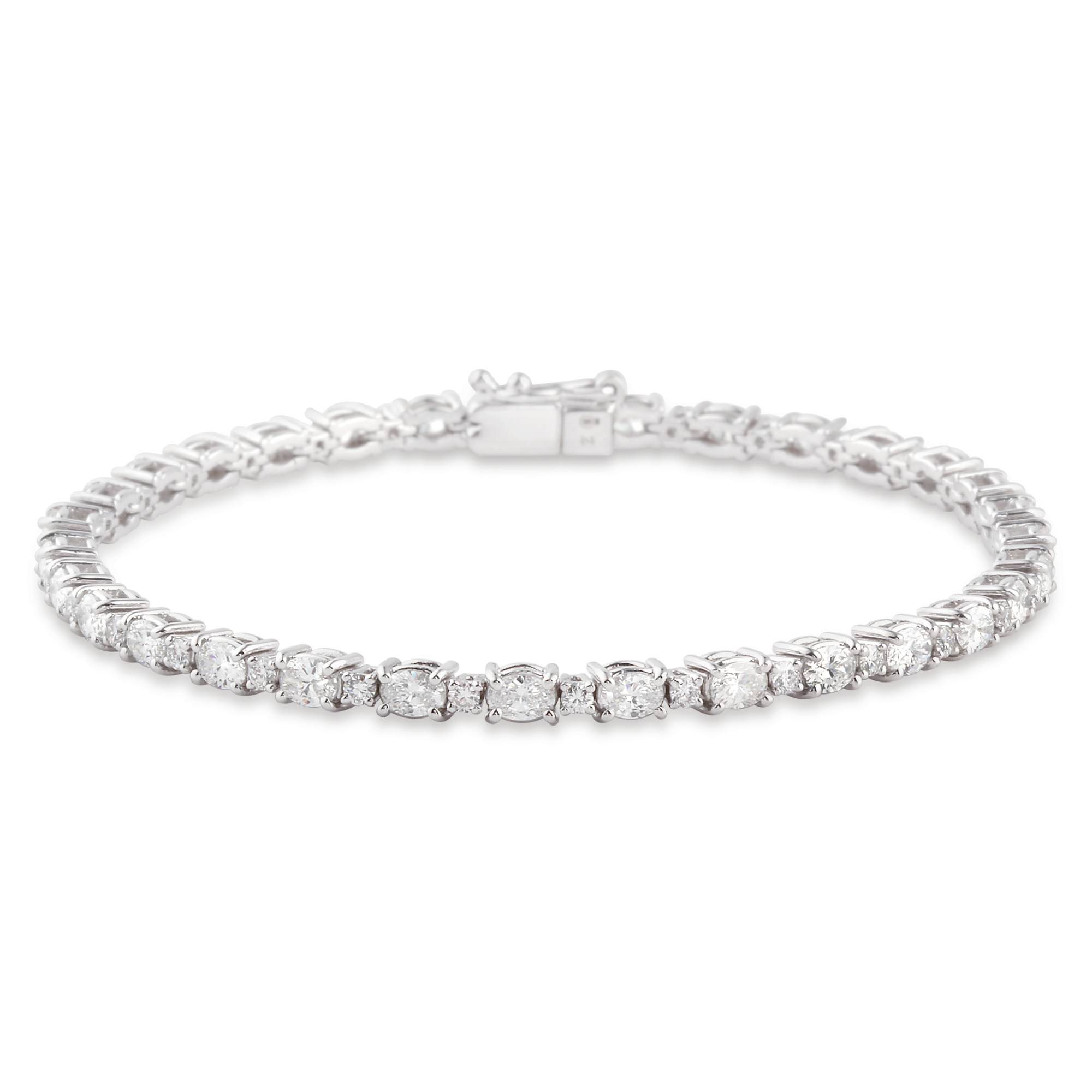 Tennis Bracelet, Mixed Cuts