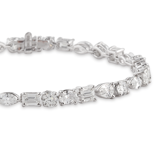Tennis Bracelet, Mixed Cuts