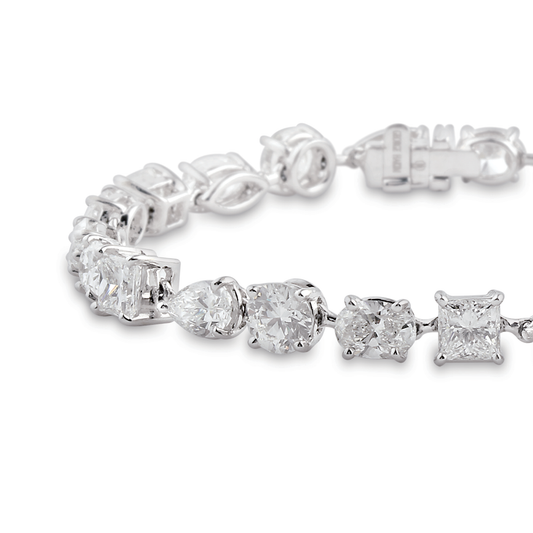 Tennis Bracelet, Mixed Cuts