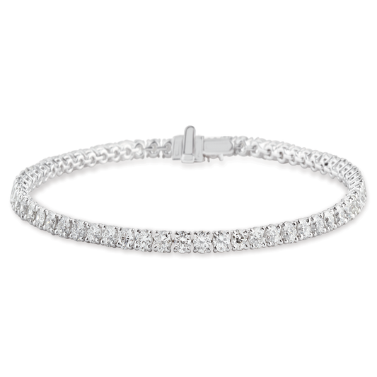 Tennis Bracelet, Round, 0.06
