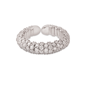 Bague Dots en or blanc par George Hakim