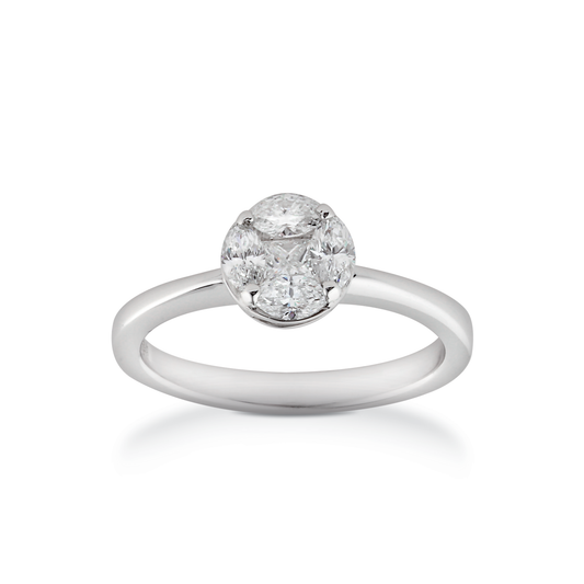 Echo Solitaire Ring