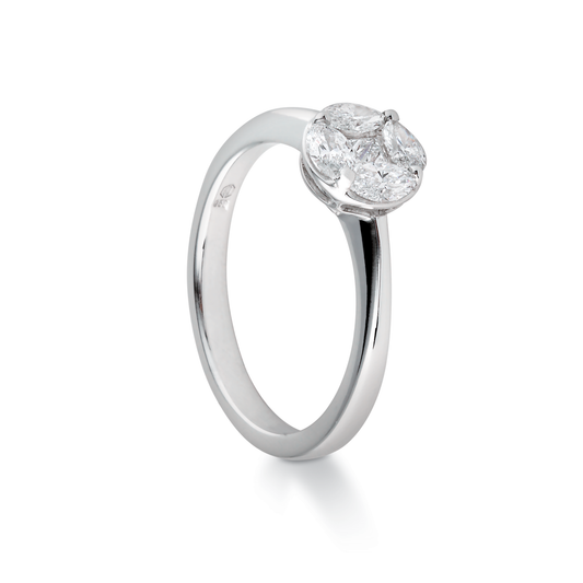 Echo Solitaire Ring