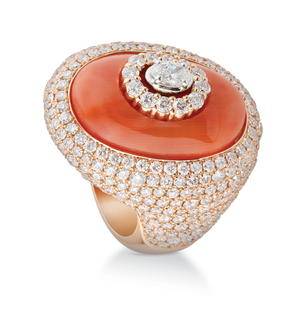 Bague Gorgeous en or blanc et rose par George Hakim
