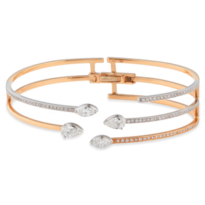 Bracelet Shooting Stars en or blanc et rose par George Hakim