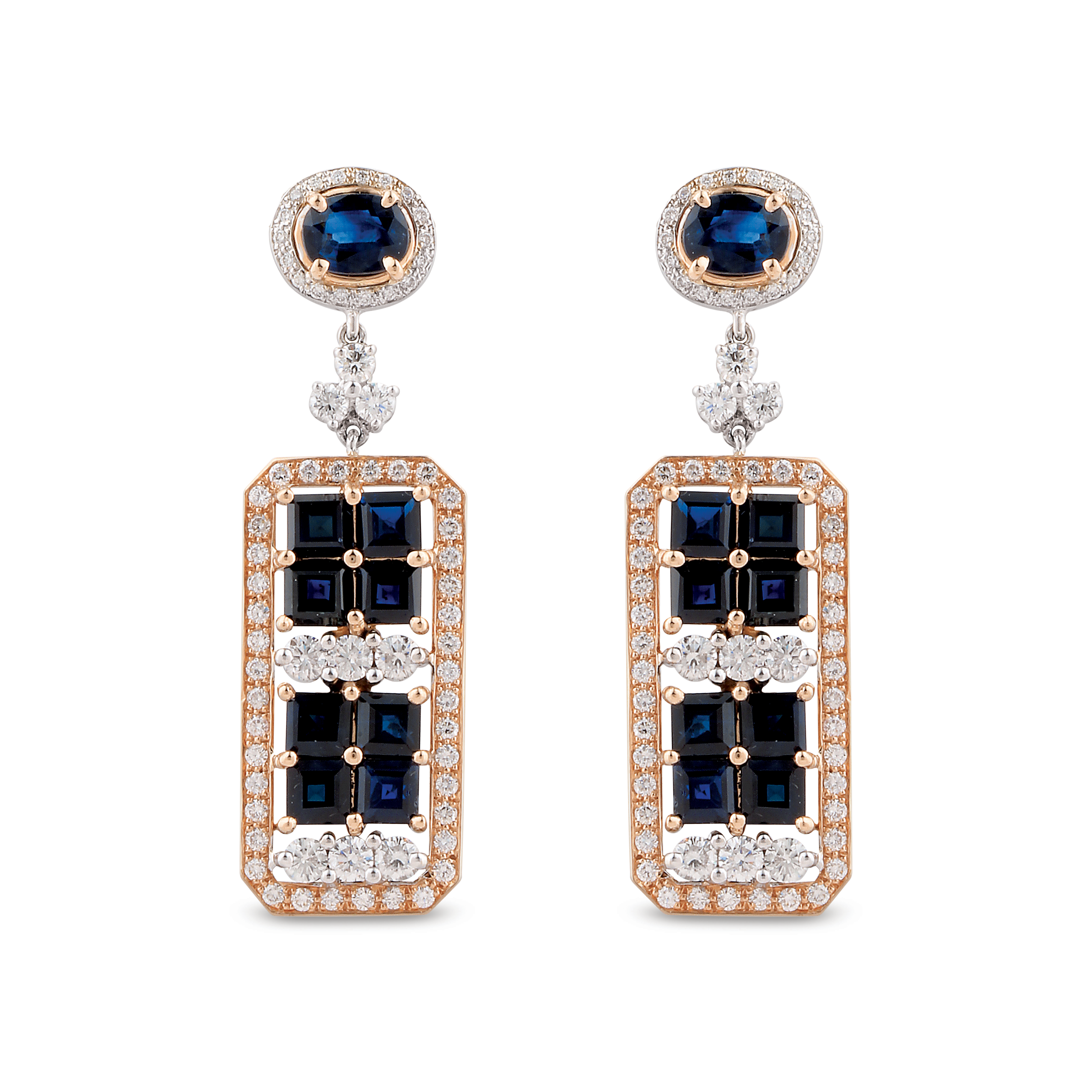 La Tablette Bleue Earrings
