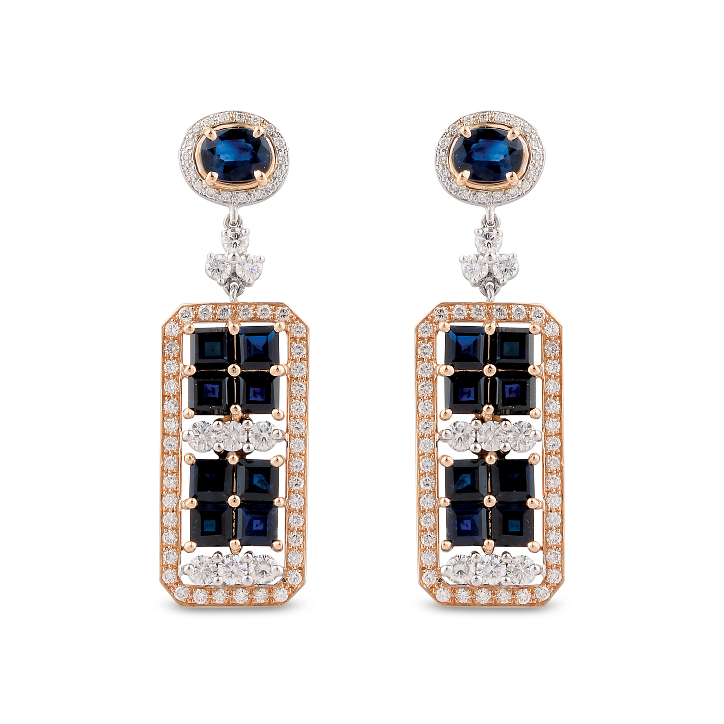 La Tablette Bleue Earrings