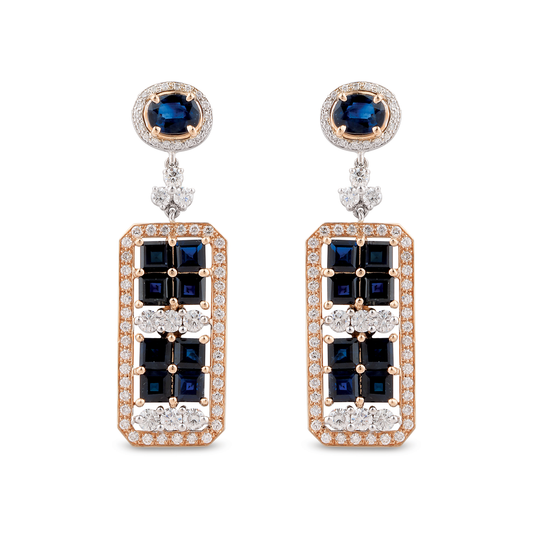 La Tablette Bleue Earrings