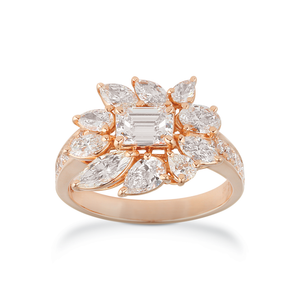 Bague GH en or rose par George Hakim