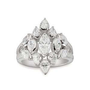 Bague GH en or blanc par George Hakim