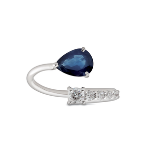 Bague GH en or blanc par George Hakim